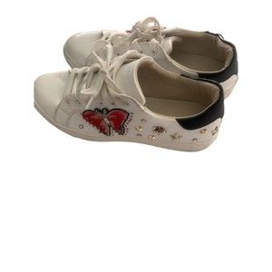ALDO x Disney Trainers Mickey Mouse Size 9 White Diamante. Excellent condition